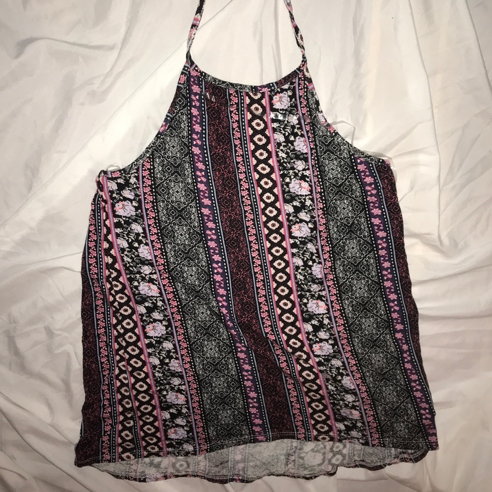 California gypsy pattern halter top